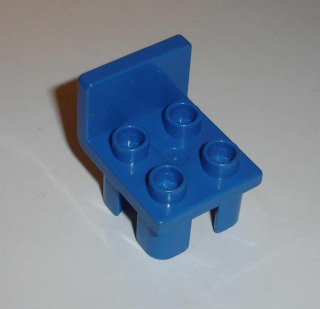 Lego Duplo D35765 (6478) židlička hran. roh modrá POUŽITÉ