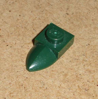 Lego 250215 (49668) destička speciální 1x1 se zubem 1 ks POUŽITÉ