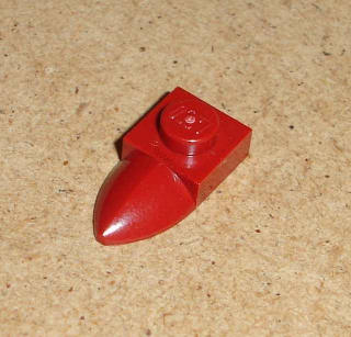 Lego 250217 (49668) destička speciální 1x1 se zubem 1 ks POUŽITÉ