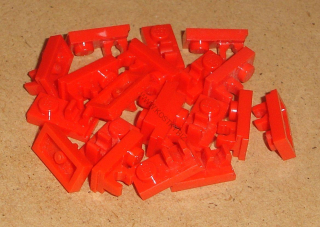 Lego 250317-X (92280) destička speciální 1x2, klip 20 ks POUŽITÉ