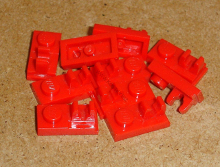 Lego 257685-X (92280) destička speciální 1x2, klip 10 ks POUŽITÉ