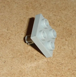 Lego 259780 (2476) destička speciální 2x2, s pinem 1 ks POUŽITÉ