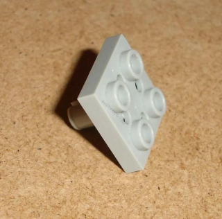 Lego 259830 (2476b) destička speciální 2x2, s pinem 1 ks POUŽITÉ