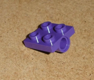 Lego 259600 (2444) destička speciální 2x2, s dírou pro velký pin 1 ks POUŽITÉ