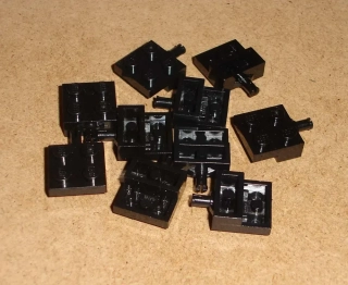 Lego 260030-X (4488) destička speciální 2x2, náprava, malý pin 10 ks POUŽITÉ