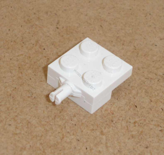 Lego 260055 (4488) destička speciální 2x2, náprava, malý pin 1 ks POUŽITÉ