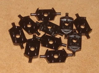Lego 260105-X (6157) náprava pro kolo, malý pin 10 ks POUŽITÉ