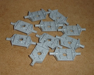 Lego 260120-X (6157) náprava pro kolo, malý pin 10 ks POUŽITÉ