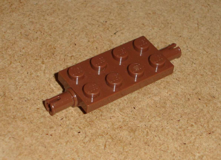 Lego 260695 (30157) destička speciální 2x4 náprava, velký pin 1 ks POUŽITÉ