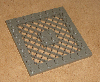 Lego 261920 (4151a) destička speciální 8x8, s mříží 1 ks POUŽITÉ