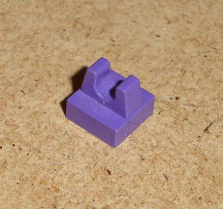 Lego 250861 (2555) destička hladká speciální 1x1 s klipem 1 ks POUŽITÉ