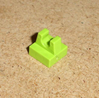Lego 250867 (2555) destička hladká speciální 1x1 s klipem 1 ks POUŽITÉ