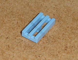 Lego 250926 (2412b) destička hladká speciální 1x2 mřížka 1 ks POUŽITÉ