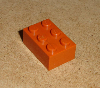 Lego 103750 (3002) kostka 2x3 1 ks POUŽITÉ