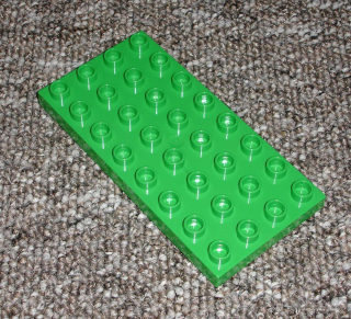 Lego Duplo D20272 (4672) deska 4x8 sv. zelená POUŽITÉ