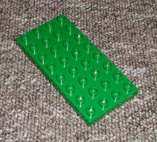Lego Duplo D20282 (4672) deska 4x8 zelená POUŽITÉ