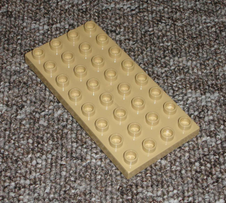 Lego Duplo D20290 (4672) deska 4x8 béžová POUŽITÉ