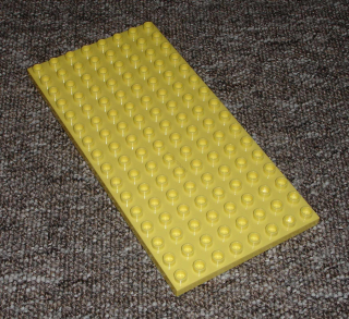 Lego Duplo D20425 (6490) deska 8x16 bright sv. žlutá POUŽITÉ