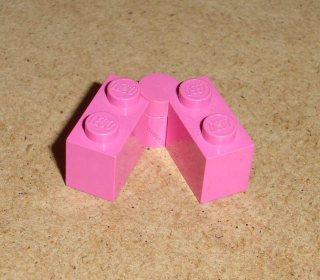 Lego 661222 (3830, 3831) panty kostka 1x4 (dvě části) 1 ks POUŽITÉ