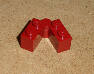 Lego 660145 (3830c01, 3830, 3831) panty kostka 1x4 (dvě části) 1 ks POUŽITÉ
