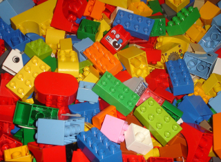 Lego Duplo kostky na váhu 1 kg POUŽITÉ