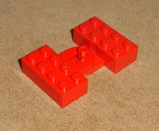 Lego 153626-X (4747, 4748) tažné zařízení 1+1  ks POUŽITÉ