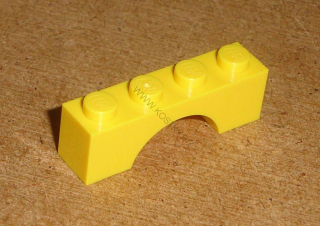 Lego 421010 (3659) mostový oblouk 1x4 1 ks POUŽITÉ