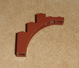 Lego 421345 (76768) mostový oblouk 1x5x4 lomený 1 ks POUŽITÉ