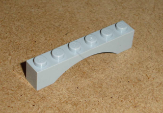 Lego 421510 (3455) mostový oblouk 1x6 1 ks POUŽITÉ