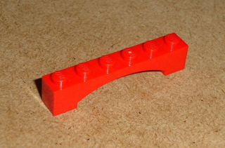 Lego 421615 (92950) mostový oblouk 1x6 1 ks POUŽITÉ