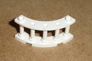 Lego 425605 (30056) plot, zábradlí zahnuté 4x4x2 1 ks POUŽITÉ