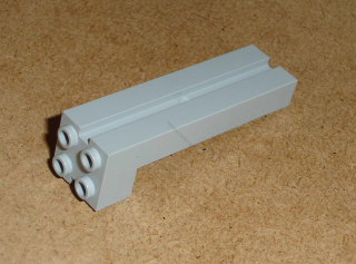 Lego 153535 (6056) kostka s drážkou 1 ks POUŽITÉ