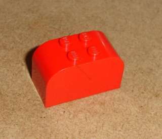 Lego 721695 (4744) zakulacená kostka 2x4x2 1 ks POUŽITÉ