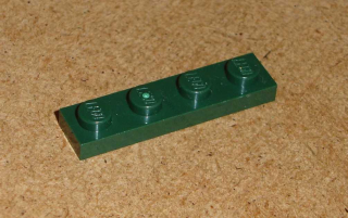 Lego 200995 (3710) destička, podložka 1x4 1 ks POUŽITÉ