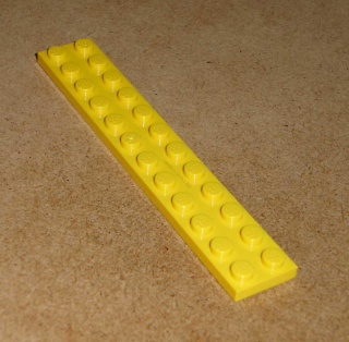 Lego 203515 (2445) destička, podložka 2x12 1 ks POUŽITÉ