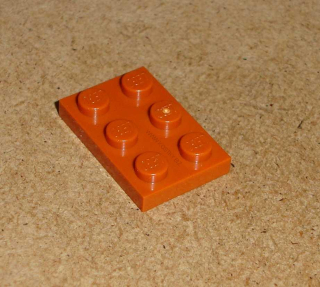 Lego 202375 (3021) destička, podložka 2x3 1 ks POUŽITÉ