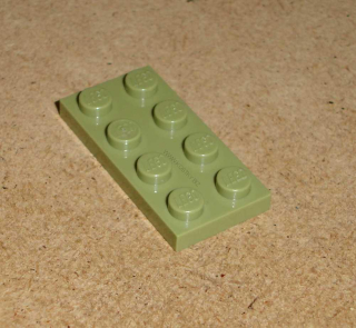 Lego 202725 (3020) destička, podložka 2x4 1 ks POUŽITÉ
