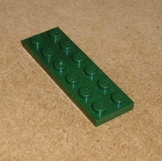 Lego 202865 (3795) destička, podložka 2x6 1 ks POUŽITÉ
