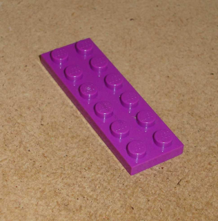 Lego 202975 (3795) destička, podložka 2x6 1 ks POUŽITÉ