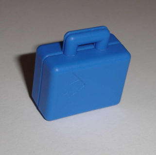 Lego Duplo D85370 (6427) kufřík s logem otevírací modrý POUŽITÉ