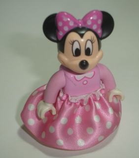 Lego Duplo D81270 (47394pb195, dupskirt10) figurka Minnie se sukní POUŽITÉ