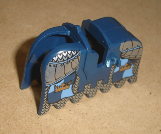 Lego 995576-2 (2490pb06) postroj na koně (zlomené části obou klipů viz foto) POUŽITÉ