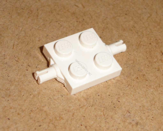 Lego 260090 (4600) destička speciální 2x2, náprava, malý pin 1 ks POUŽITÉ