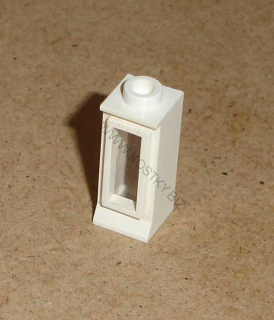 Lego 400518 (29c01) okno 1x1x2 se sklem 1 ks POUŽITÉ