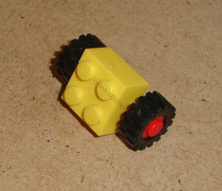 Lego 635030 (3137c01assy2) náprava s 2 koly 1 ks POUŽITÉ