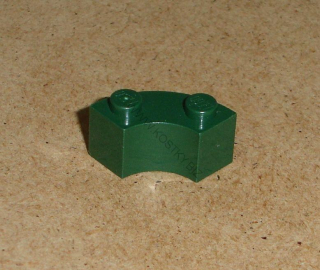 Lego 700240 (85080) kulatá kostka 2x2 čtvrtkruh 1 ks POUŽITÉ