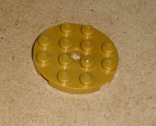 Lego 700485 (60474) kulatá destička 4x4 1 ks POUŽITÉ