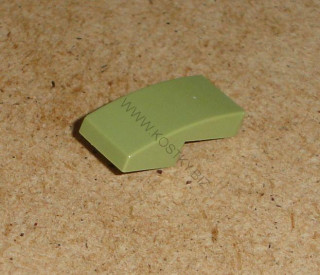 Lego 718180 (11477) šikmá, zakulacená 2x1 1 ks POUŽITÉ