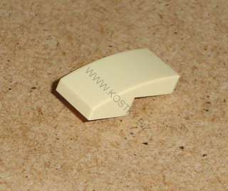 Lego 701134-7 (11477) šikmá, zakulacená 2x1 1 ks POUŽITÉ