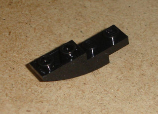 Lego 721025 (13547) šikmá, zakulacená 4x1 1 ks POUŽITÉ